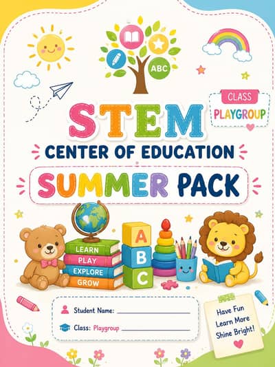 customize worksheets and summer pack