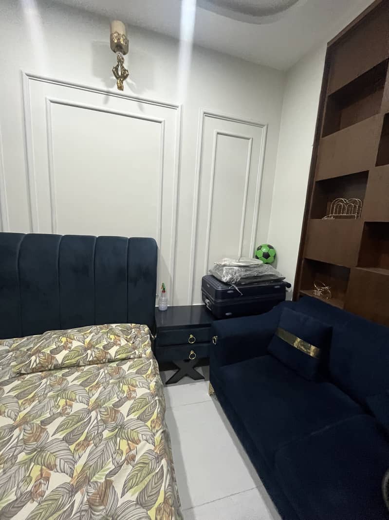 Double bed with 1