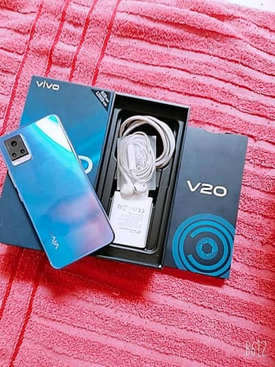 Vivo V20 8Gb Ram 128 GB memory PTA approved. 0328=610=2363
