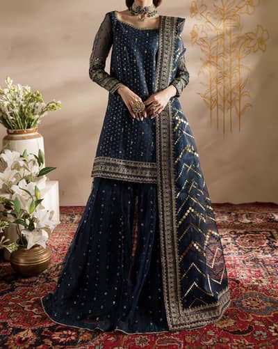 3 piece shirt sharara for sale