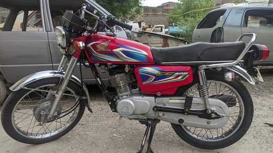 Honda CG 125 2022 | Red | Chakwal Registered | 13,000 Km Genuine