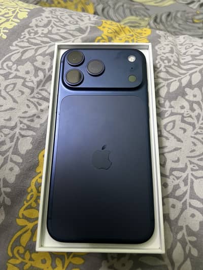 Iphone 17 pro max UK variant Blue Physical + Esim Non PTA