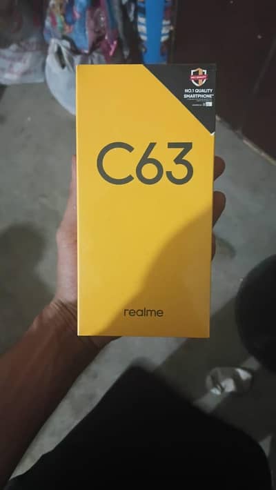 realme c63 not open box urgent sale