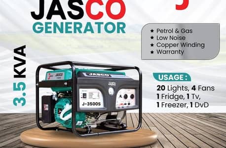 jasco 3.5 kB generator. just few days used condition like new.