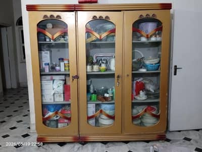 Triple door divider and wardrobe