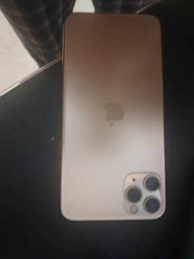 Iphone 11 Pro Max with adapter and cable