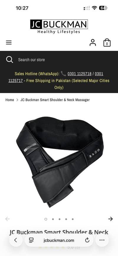 JC Buckman New Massager OM-35 Neck & shoulder car massager