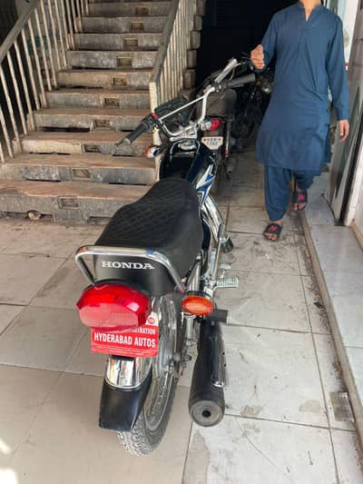 Honda CG125 New Condition Hyderabad Number