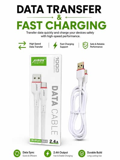 AIROX CB-05 Pro Type-C Data Cable