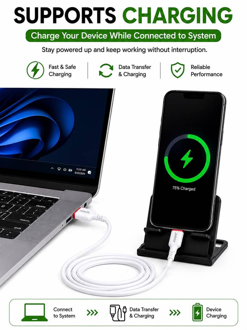 AIROX CB-05 Pro Type-C Data Cable 1