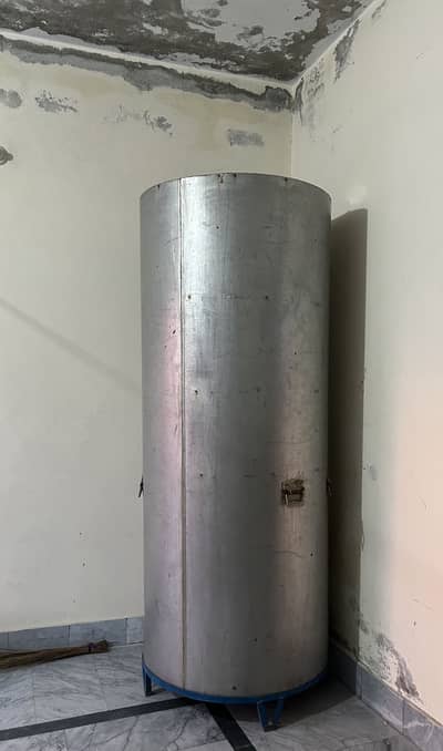 Large Parola (wheat/ gandam storage drum) with stand
