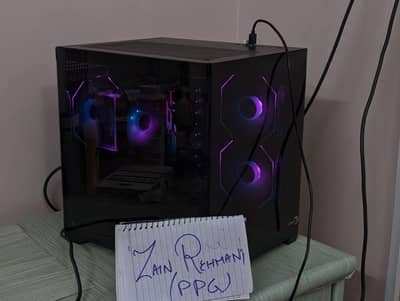 EDRAGON LIGHT FURY FISHTANK CASE DUAL GLASS WITH 3X INFINITY FANS