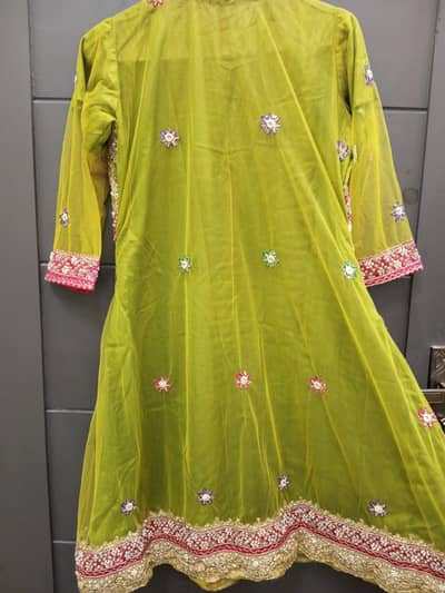 41" length frock with trouser and dupatta