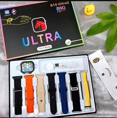 S10 Ultra 2Smart watch Titanium Black Orange Blue