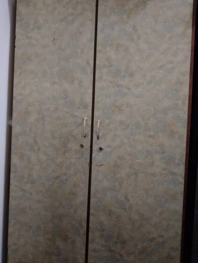 wooden wardrobe