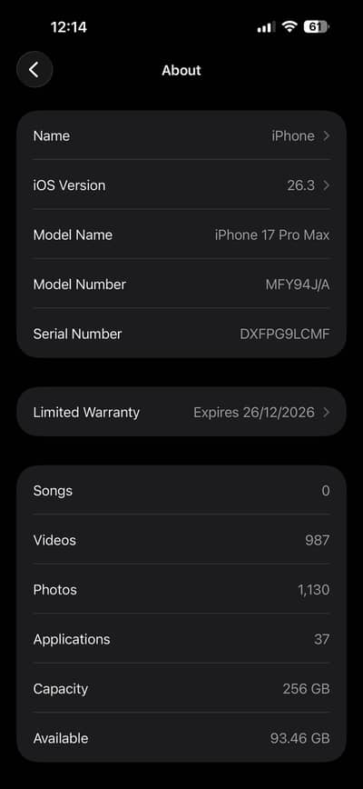 Iphone 17 pro max