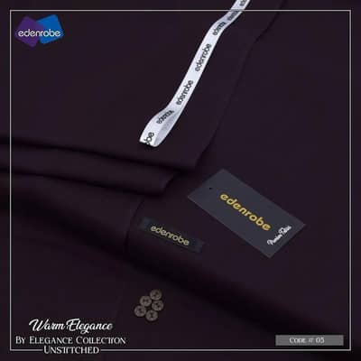 Men's Unstiched Wash & Wear Suit Premium Purple