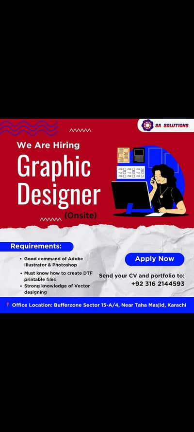 Need graphics designer