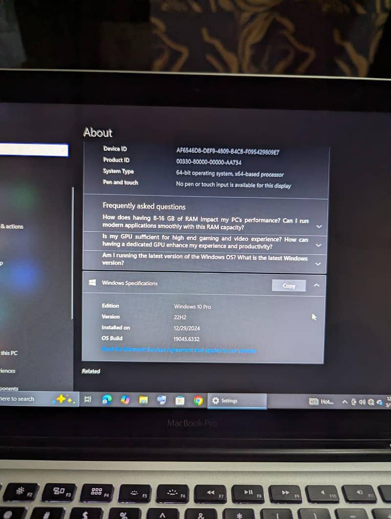 Mac book Pro 1