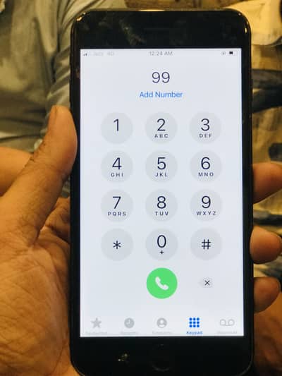 I phone 7 plus black colur condition 8 /10 fresh phone