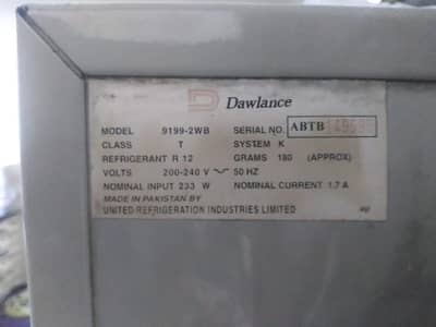 Dawlance Mediumn Size Fridge Available For Sale