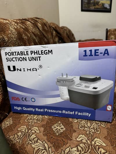 Unika 11E-A Portable Phlegm Suction Unit / Machine – Brand New