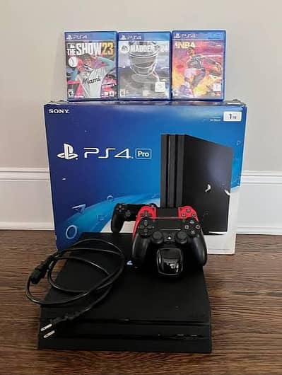 game PS4 pro 1 TB playstation Sony