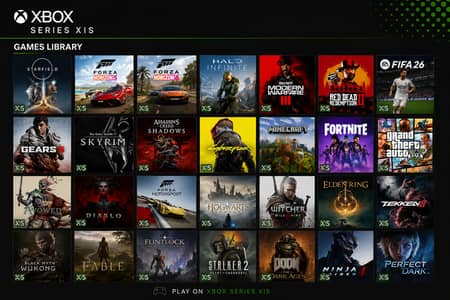 XBox Series S/X Games Availble