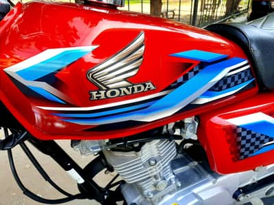 Honda CG 125 2024 Red LusSsh Febulus Gift For Honda Lovers!