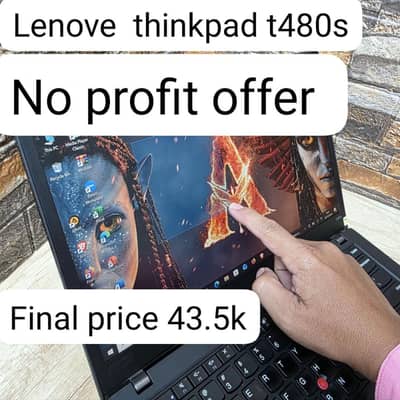 Lenovo T480s i5 8th Gen | 8GB RAM | SSD Laptop