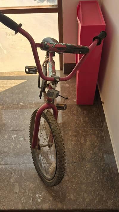 red bicycle