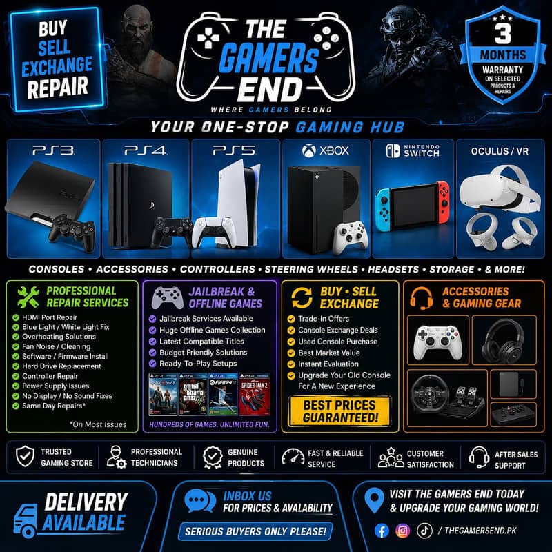 Repair PS4|PS5|XBOX|Nintendo Oculus Consoles/Controllers at your door ...