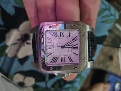 cartier santos 100 automatic