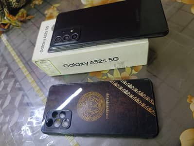 Samsung A52s 5G 10/9 box charger do back cover or ak VIP cover