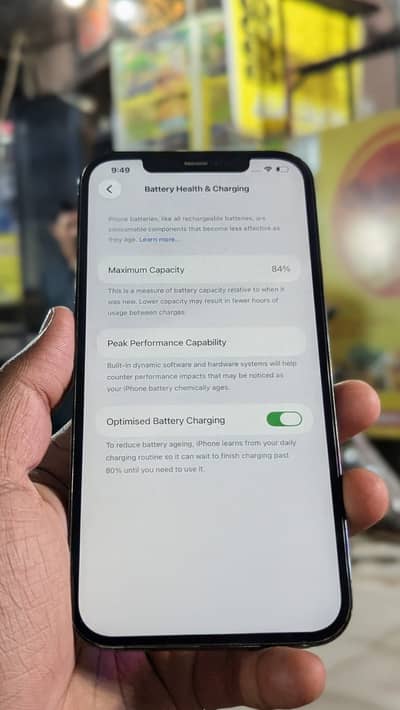 iPhone 12 Pro Max 128 gb Face ID ture tune active battery 84