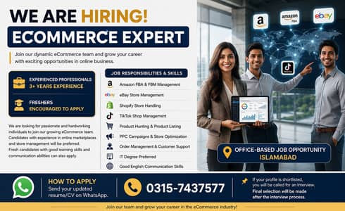 Career Opportunity – eCommerce Expert
