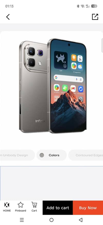 Infinid Note 60 Pro 5g 10/10 New 16/256 PTA Official Approved