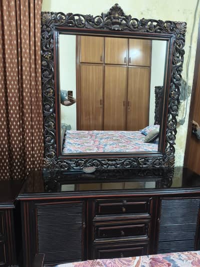 pure wood bed set