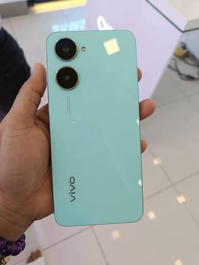 Vivo Y03T 4+4/64GB Green Color back sheet install