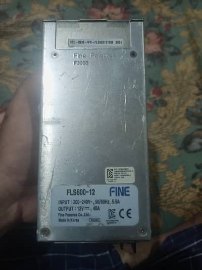 12v 40A Ac Dc power supply