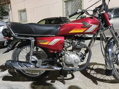 Honda cg 125 1991 testing model