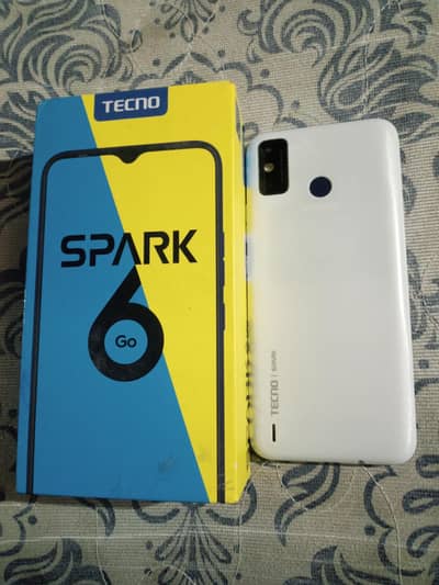 Tecno spark 6 Go 3GB Ram 64GB ROm All accessories complete with Box.