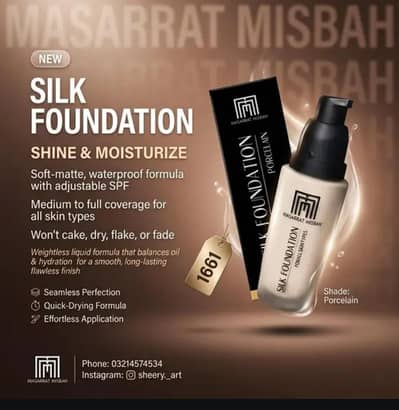 Original Massarat Misbah Silk Foundation