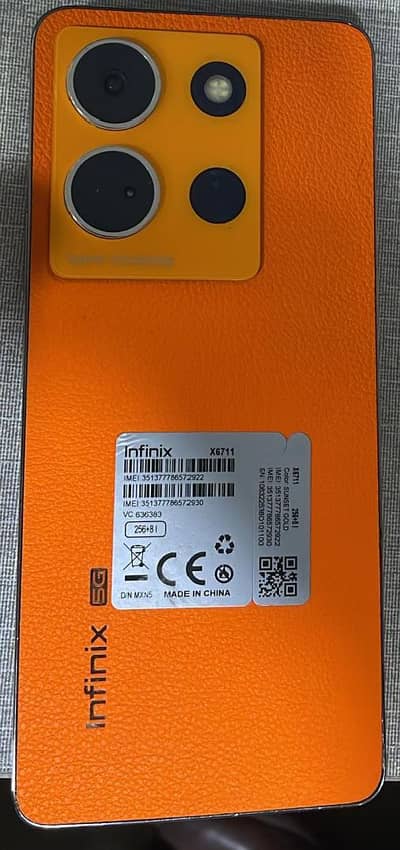 Infinix Note 30 5G 8/256 GB – PTA Non Approved – Complete Box