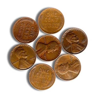 American wheat cent