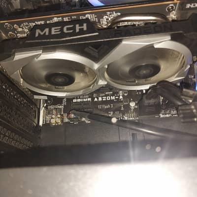 msi rx6500xt 4gb gddr6  amd  graphic card sealed with box