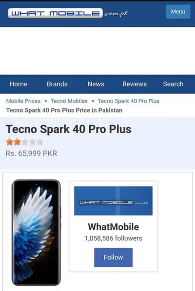 Tecno spark 40 pro plus