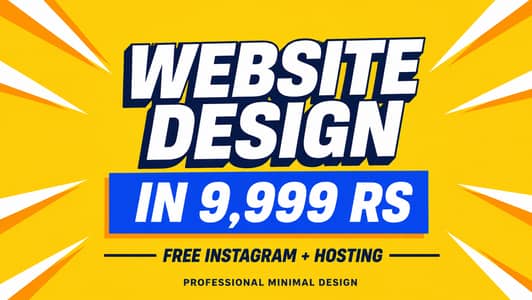 Website Design in 9,999 Rs - Web Designer Website Developer Ecommerce