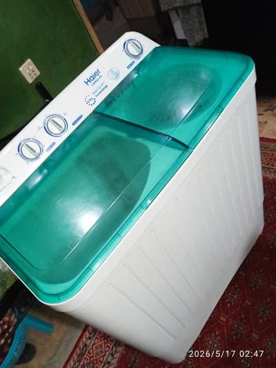 Haier washing machine twin tub model number HWM-80-000S