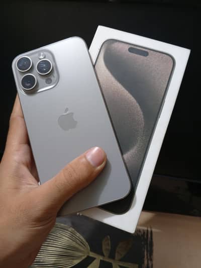 iphone 15 pro max with complete box